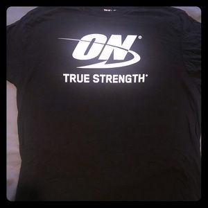 Optimum Nutrition T Shirt. Black. Sportswear